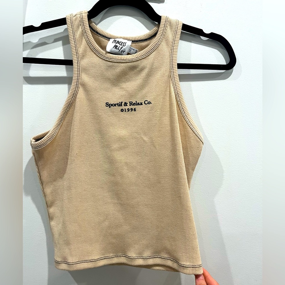 Princess Polly Beige Tank